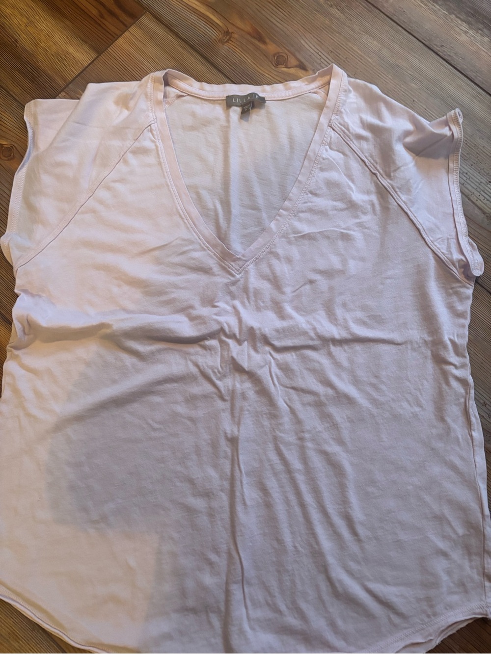 Lilla P Pale Pink Crewneck Tee